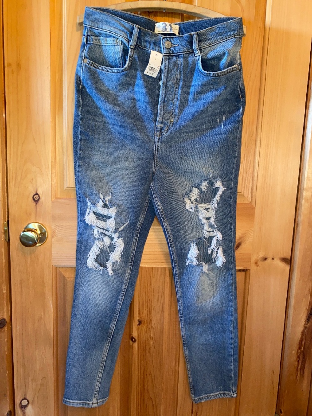 High Waisted Jeans by Free People
